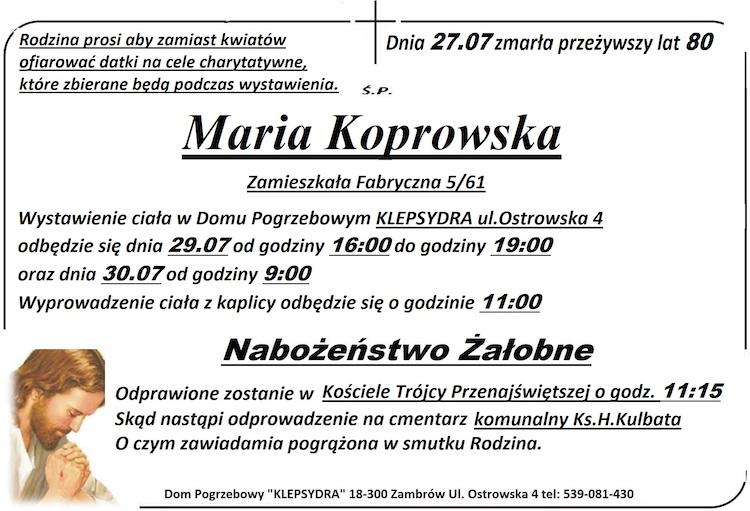 Maria Koprowska