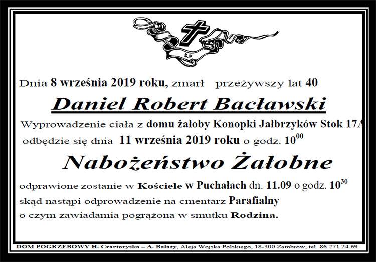 Daniel Robert Bacławski