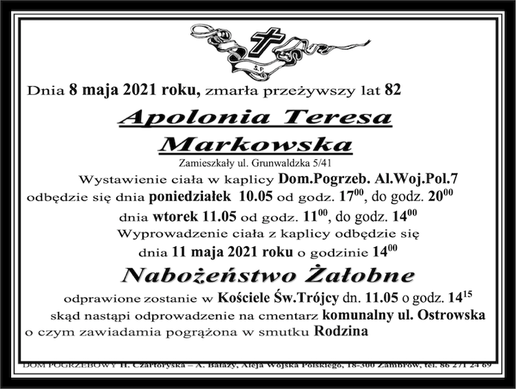 Apolonia Teresa Markowska