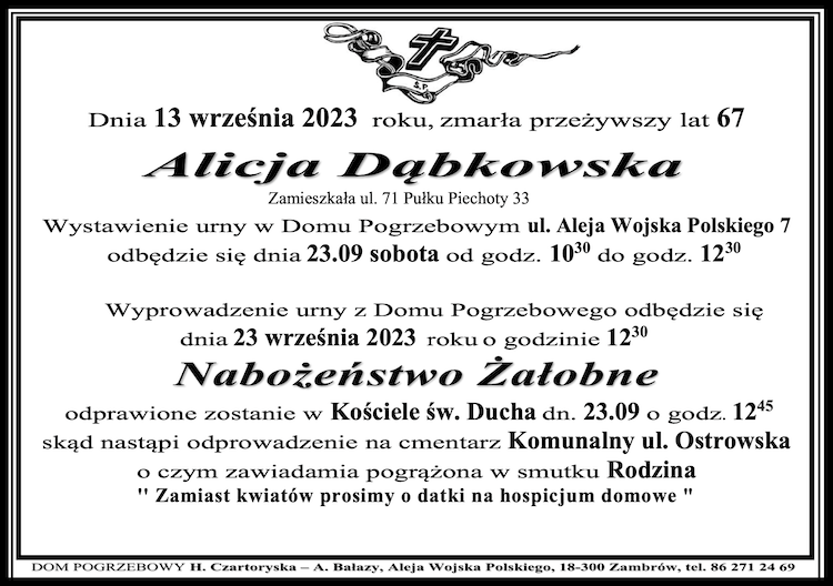 Alicja Dąbkowska