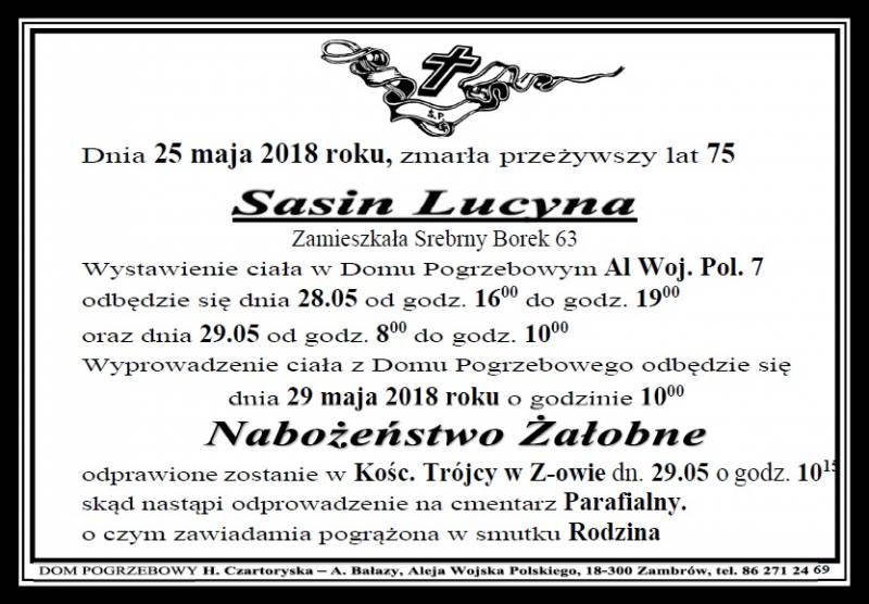 Lucyna  Sasin
