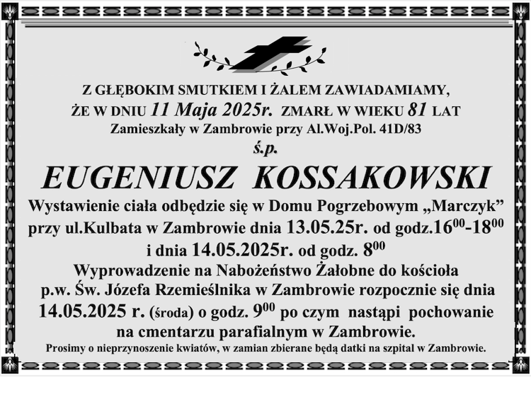 Eugeniusz Kossakowski