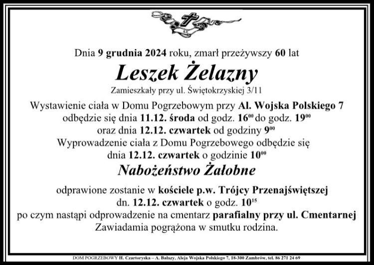 Leszek Żelazny