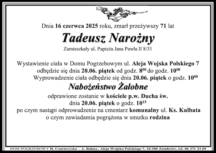 Tadeusz Narożny