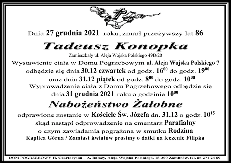Tadeusz  Konopka