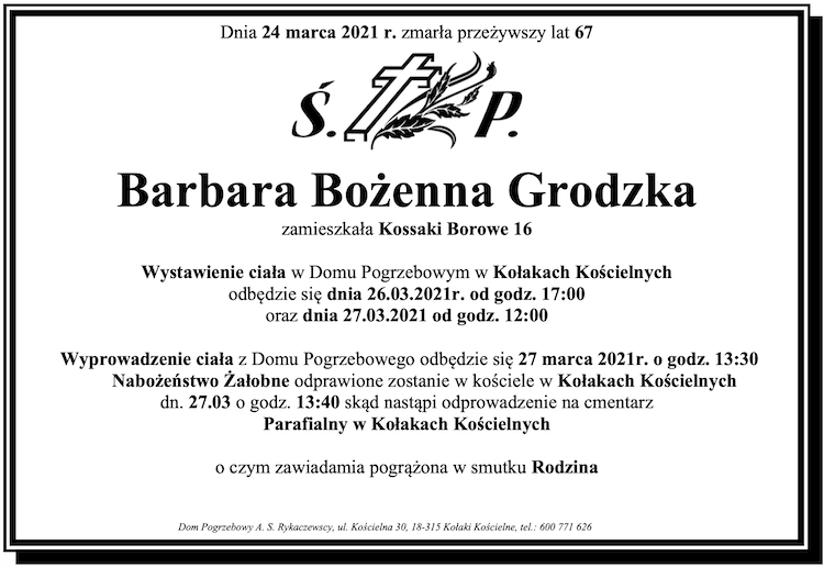 Barbara Bożenna Grodzka
