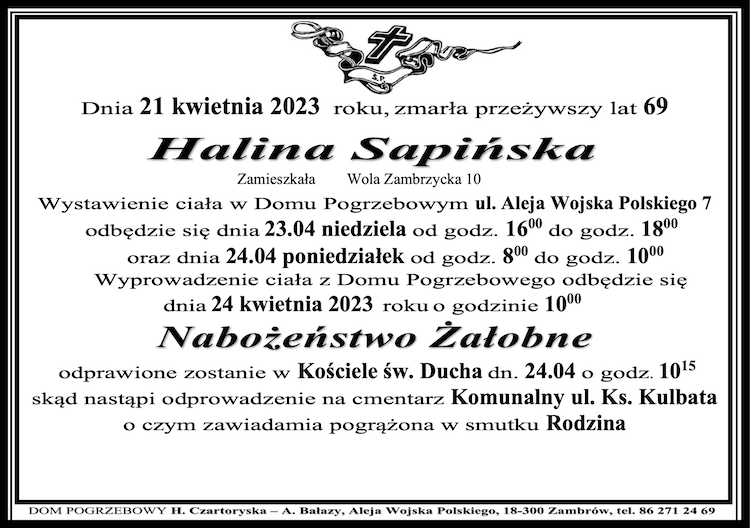 Halina Sapińska