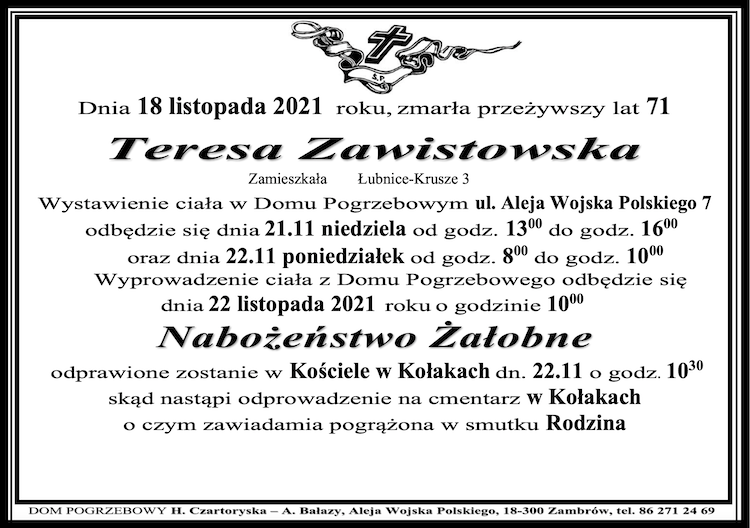 Teresa Zawistowska