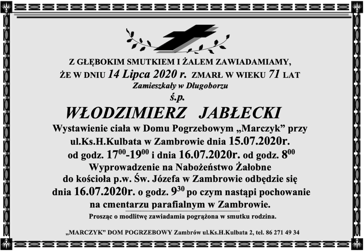 Włodzimierz  Jabłecki