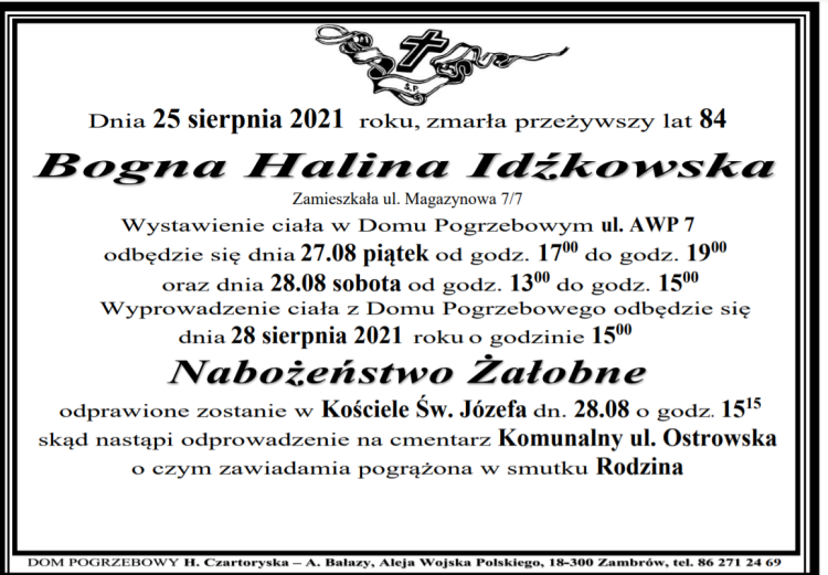 Bogna Halina Idźkowska