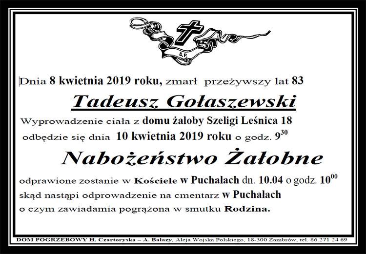 Tadeusz Gołaszewski