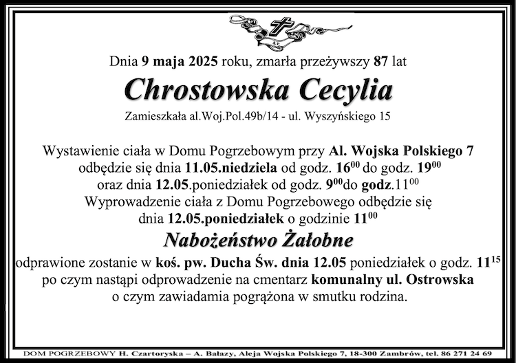 Cecylia Chrostowska