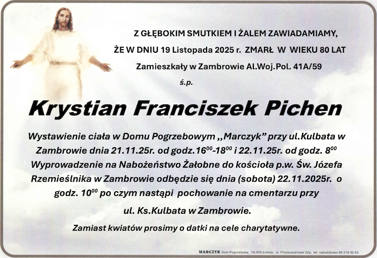 Krystian Franciszek  Pichen