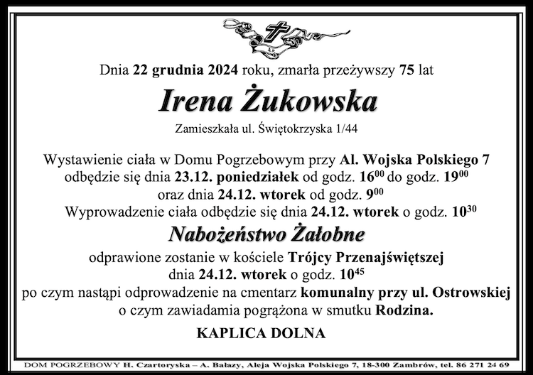 Irena Żukowska