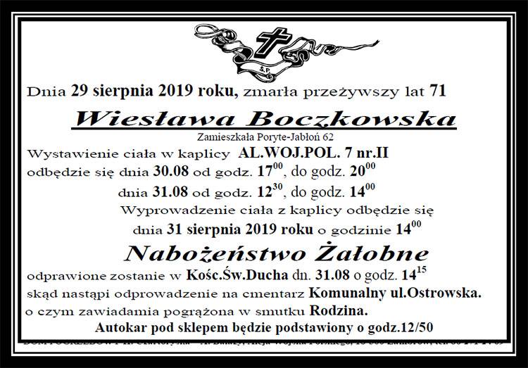Wiesława Boczkowska