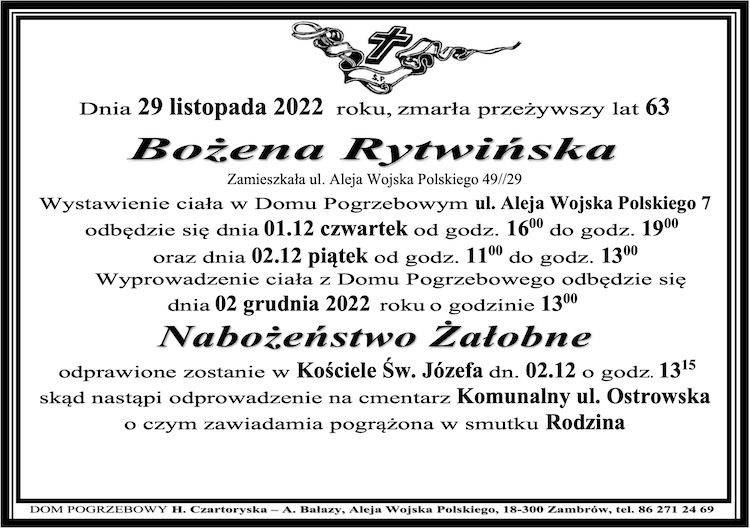 Bożena Rytwińska
