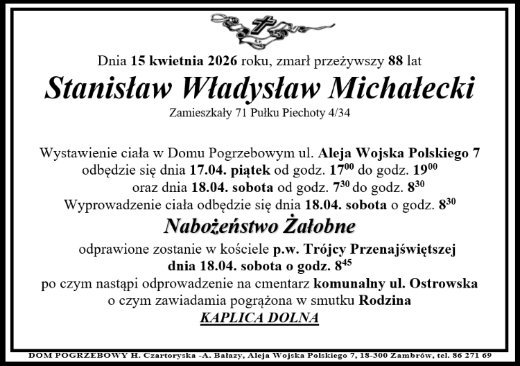 Stanisław Władysław Michałecki