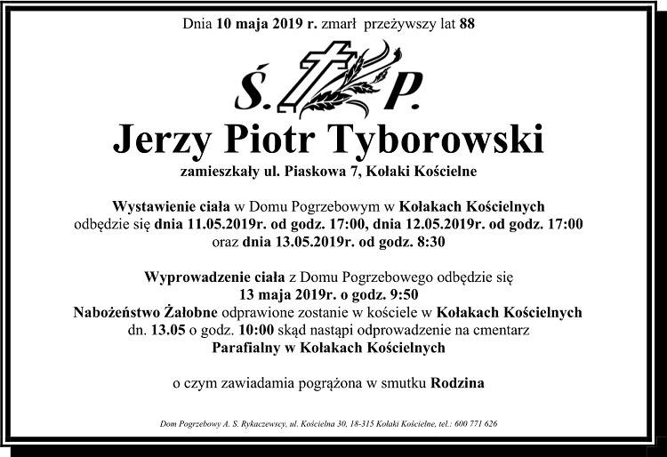 Jerzy Piotr  Tyborowski