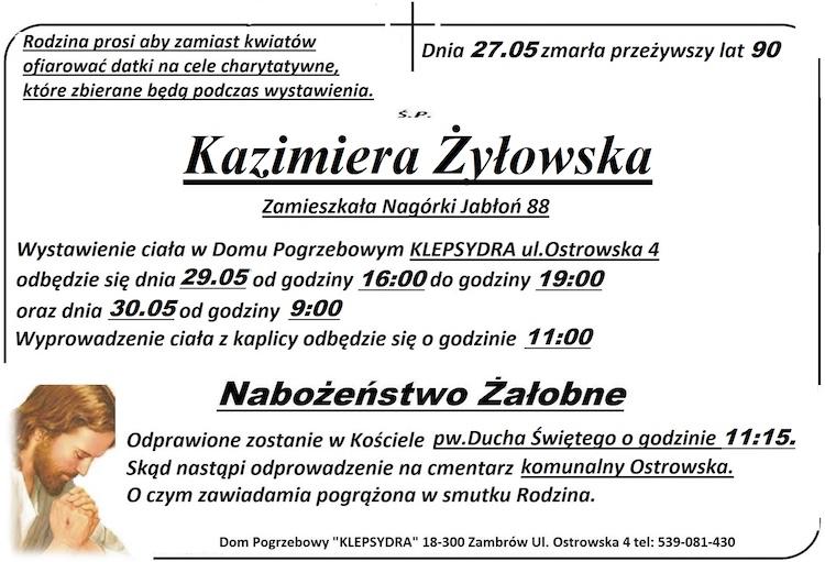 Kazimiera Żyłowska