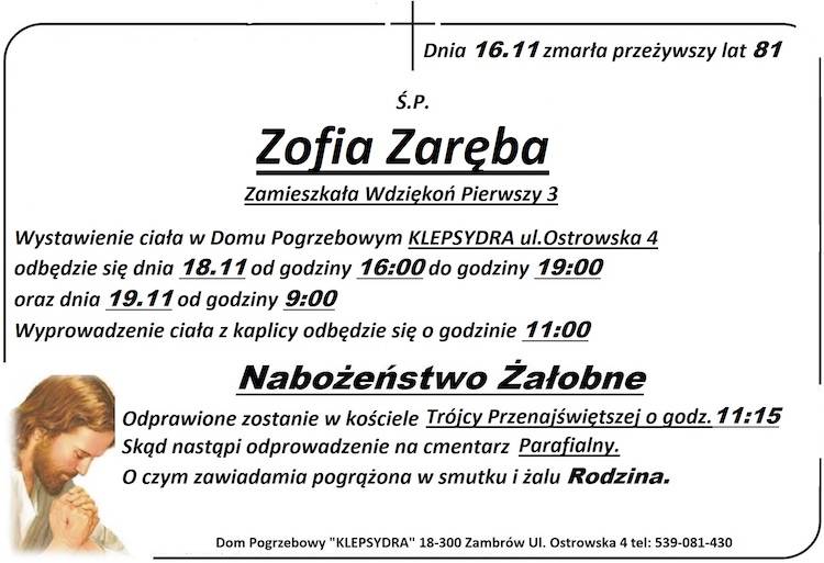 Zofia Zaręba