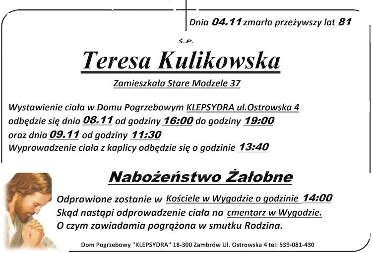 Teresa Kulikowska