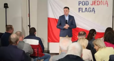Marszałek Sejmu RP Szymon Hołownia spotkał się z mieszkańcami Zambrowa [VIDEO+FOTO]