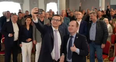 Poseł Mateusz Morawiecki w Zambrowie. Były premier spotkał się z mieszkańcami [FOTO+VIDEO]