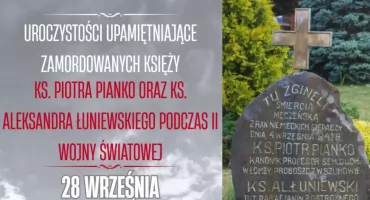 Uroczystości upamiętniające zamordowanych księży podczas II wojny światowej