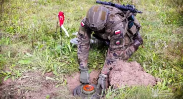Podlascy terytorialsi przygotowywali teren do obrony [FOTO]