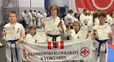 Świetne otwarcie sezonu karateków z Zambrowskiego Klubu Karate Kyokushin [FOTO]