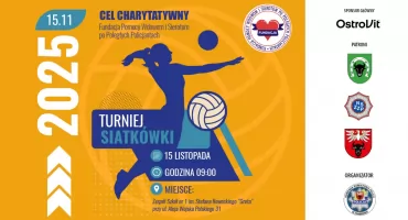 Charytatywny Turniej Siatkówki dla służb mundurowych już niebawem w Zambrowie!