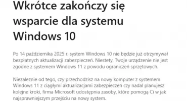 Koniec ery Windows 10? Od dziś koniec darmowego wsparcia dla firm. Jak Markomp zabezpieczy Twoją firmę na przyszłość?