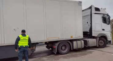 Skradziona naczepa z Finlandii została odzyskana w województwie podlaskim