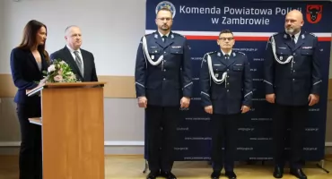 Daniel Szymanowicz nowym Komendantem Powiatowym Policji w Zambrowie [FOTO]