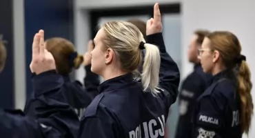 Nowi funkcjonariusze w szeregach Podlaskiej Policji [FOTO+VIDEO]