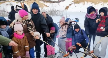 Kulig w Szkole Podstawowej w Starym Skarżynie [FOTO]