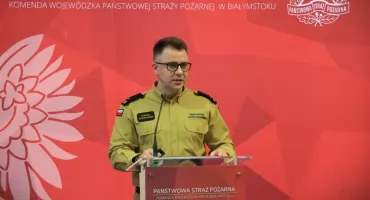 Podlascy strażacy podsumowali rok. Mniej interwencji, nowe wyzwania dla ratowników [FOTO]