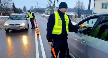 Trwa kontrola trzeźwości kierowców na drogach województwa podlaskiego