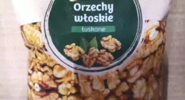 GIS ostrzega: Skażona partia orzechów w sieci Dino