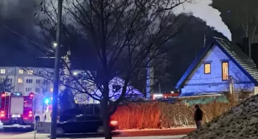 Kolejny pożar sadzy w Zambrowie [FOTO+VIDEO]