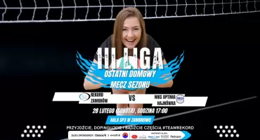 Ostatni domowy mecz seniorek Rekordu. W sobotę zagrają z MKS Optima Hajnówka