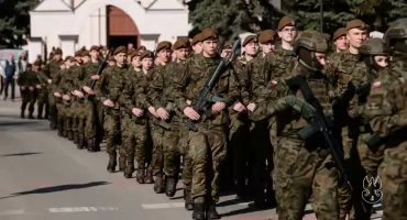 Podlascy terytorialsi złożyli przysięgę wojskową w Wysokiem Mazowieckiem [FOTO]