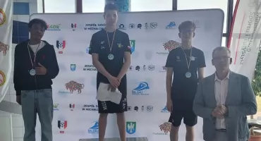 Kajetan Balkiewicz zajął trzecie miejsce w Finale Województwa Podlaskiego Igrzysk Dzieci i Młodzieży w pływaniu [FOTO]