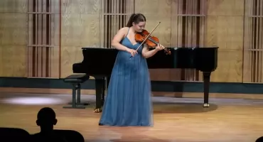 Koncert skrzypcowy w wykonaniu Natalii Wojciechowskiej i Małgorzaty Pasierbskiej [FOTO+VIDEO]