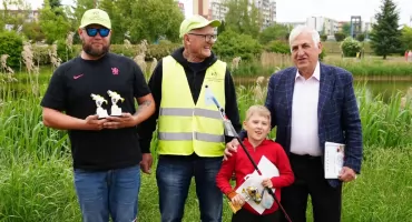 Młodzi wędkarze rywalizowali o Puchar Burmistrza Miasta Zambrów [FOTO]