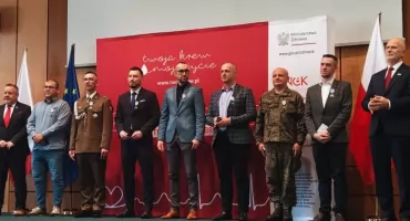 Podlascy Terytorialsi odebrali podziękowanie za propagowanie idei krwiodawstwa