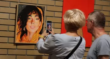 Świat pełen emocji i barw. Wernisaż wystawy „Odczucia” Małgorzaty Grzeszczuk w Zambrowie [FOTO]