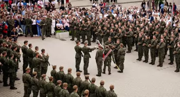 Przysięga wojskowa zakończyła pierwszy turnus Wakacji z WOT w województwie  podlaskim [FOTO]
