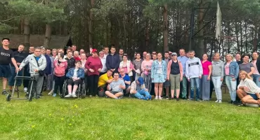  Integracja przy ognisku podopiecznych ŚDS i WTZ [FOTO]