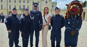Uczniowie z ZSA na Wojewódzkich Obchodach Święta Policji. Byli jedyną reprezentacją klas mundurowych [FOTO]